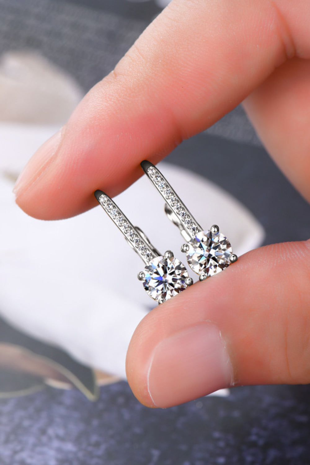 * APP EXCLUSIVE* 2 Carat Moissanite 925 Sterling Silver Earrings