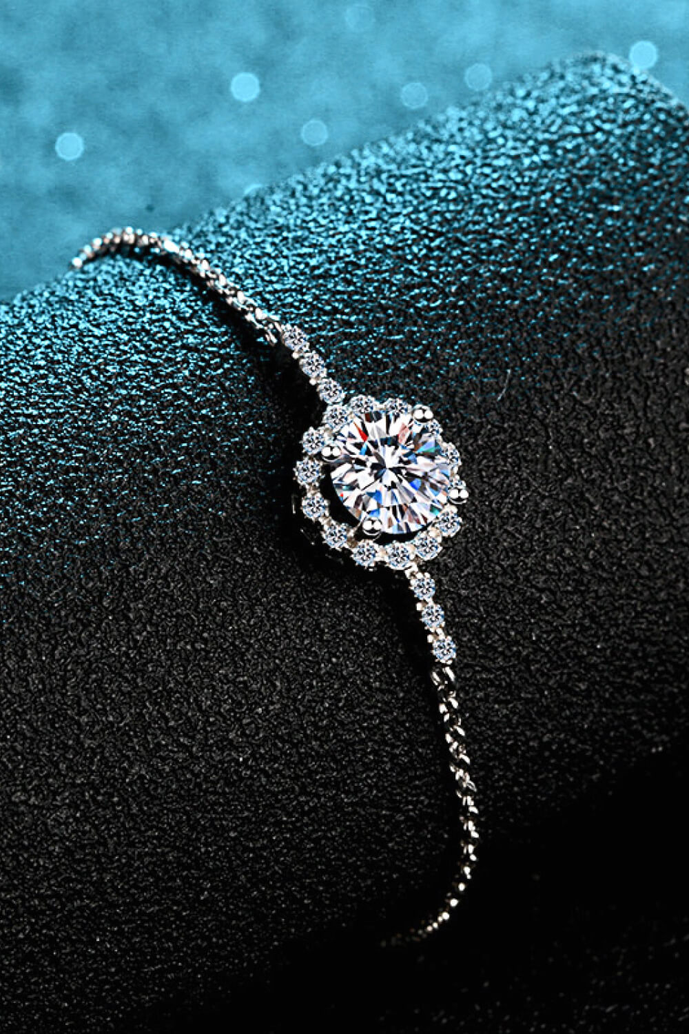 *App Exclusive* 1 Carat Moissanite Chain Bracelet
