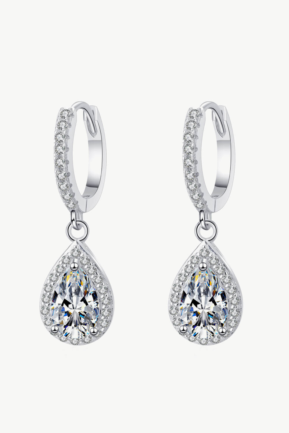 *APP EXCLUSIVE* Moissanite Teardrop Earrings