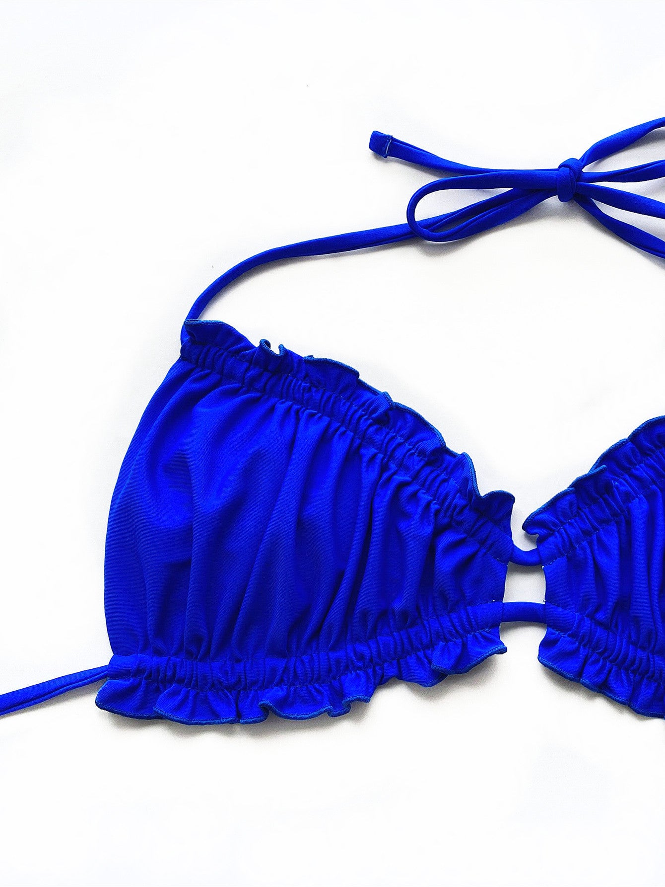 *APP EXCLUSIVE* Ruffle Halter Neck Bikini