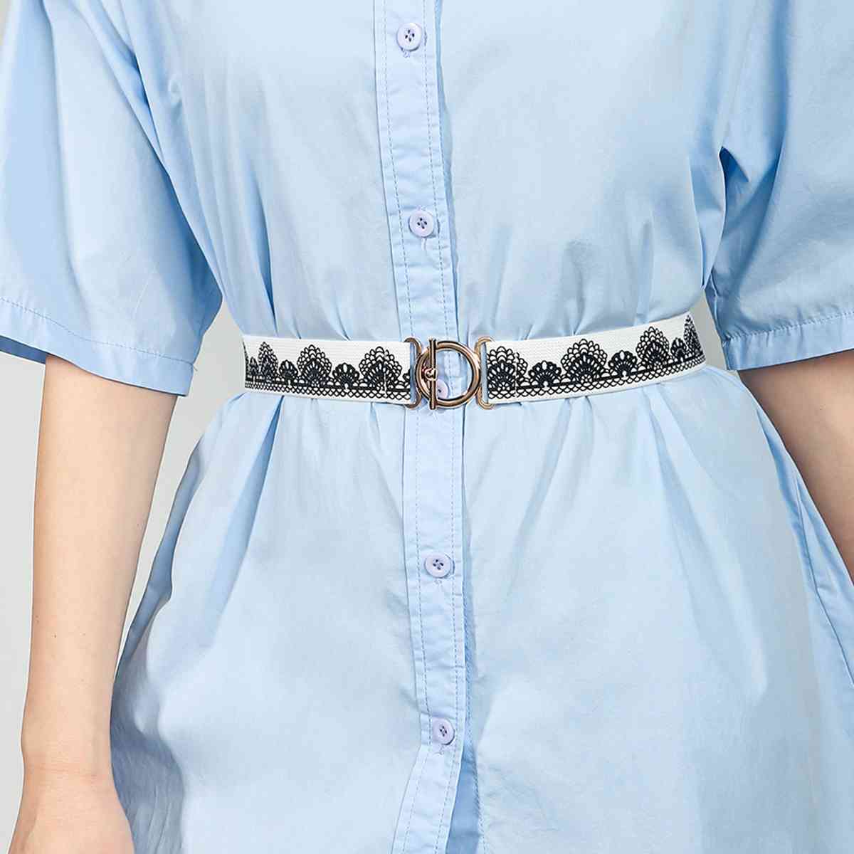 *APP EXCLUSIVE* Toggle Clasp Elastic Belt