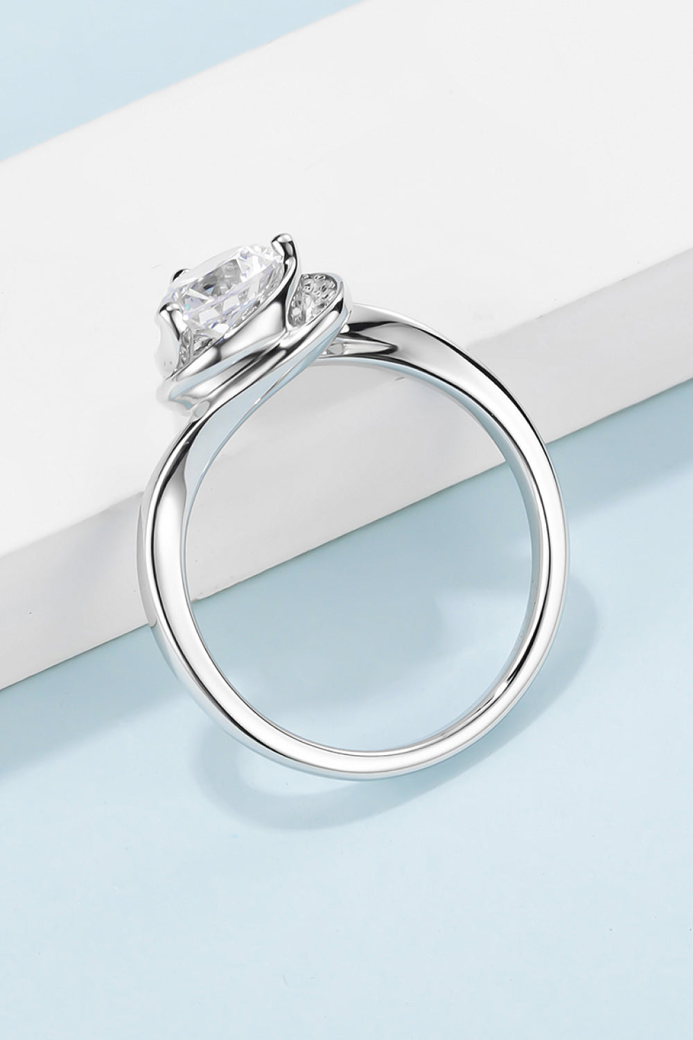 *APP EXCLUSIVE* 1 Carat Moissanite 925 Sterling Silver Heart Ring