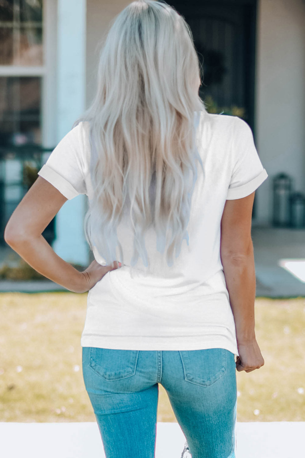 *APP EXCLUSIVE* Cowboy Hat Graphic Round Neck Tee