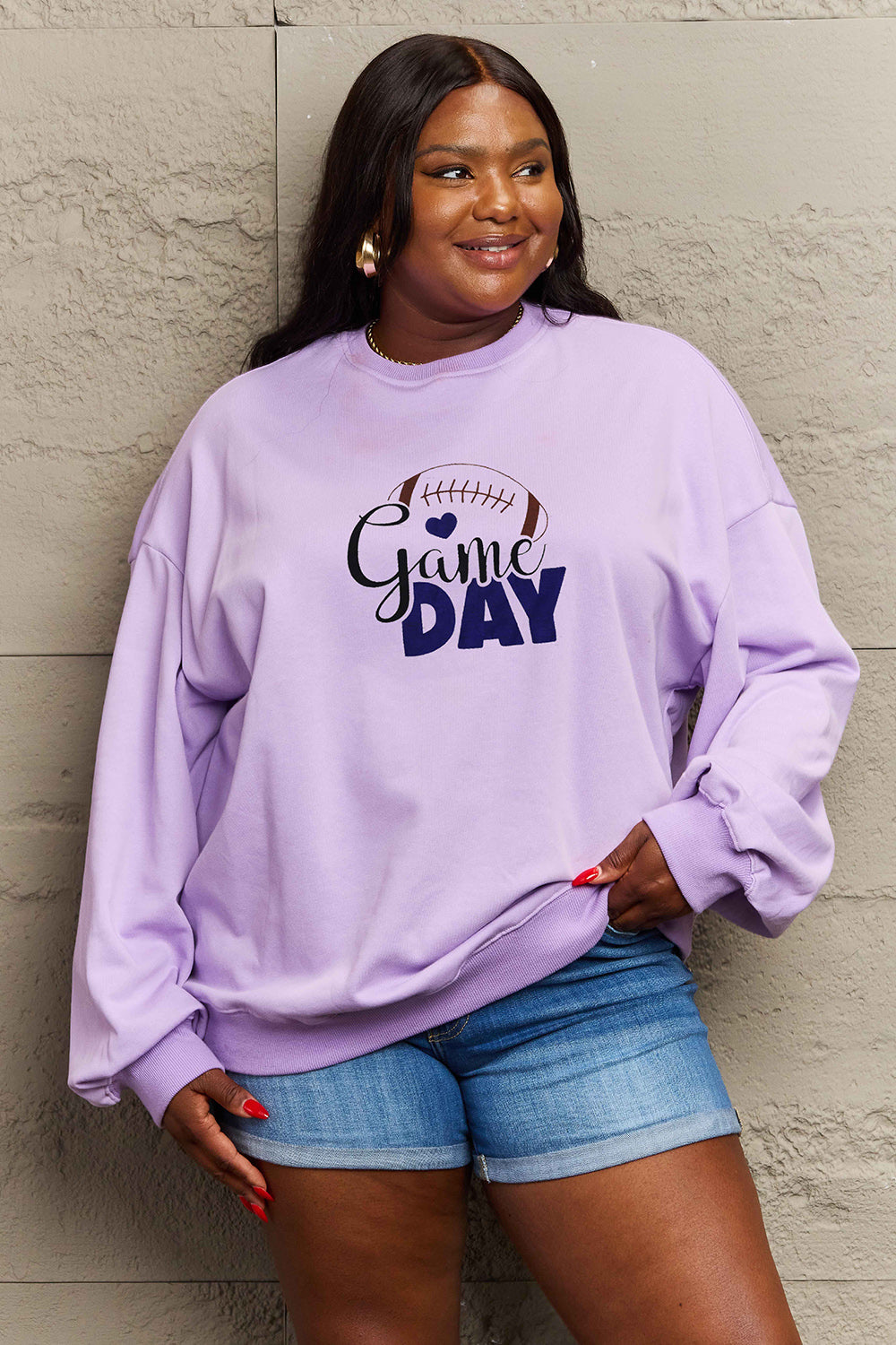 *APP EXCLUSIVE* Gameday Football Graphic Sweatshirt