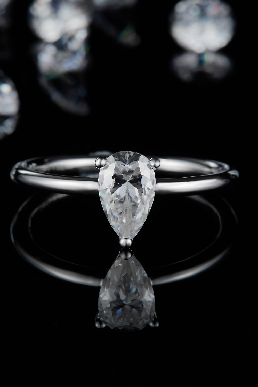 *APP EXCLUSIVE* 1 Carat Moissanite 925 Sterling Silver Solitaire Ring