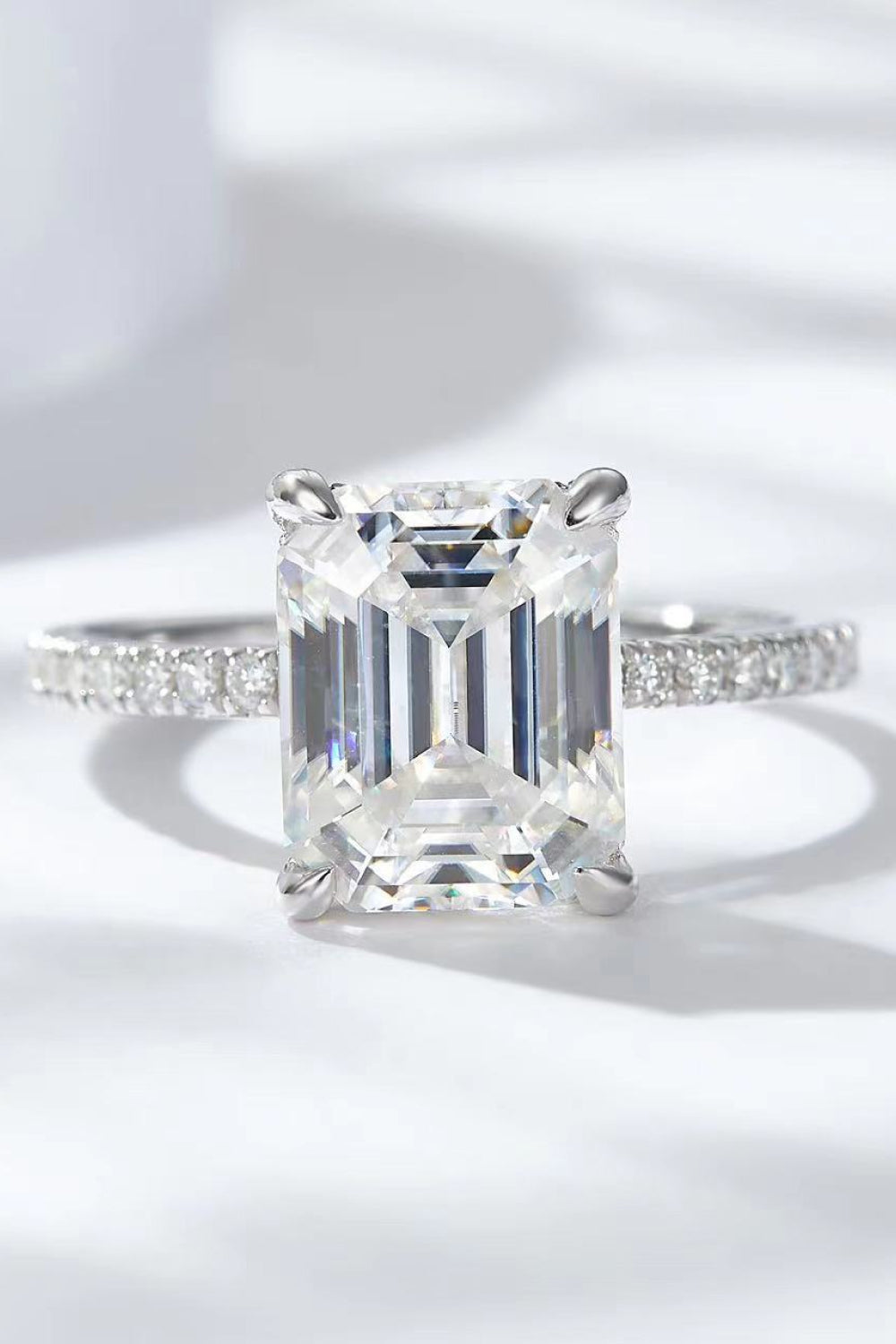 *APP EXCLUSIVE* 5 Carat Moissanite Side Stone Ring