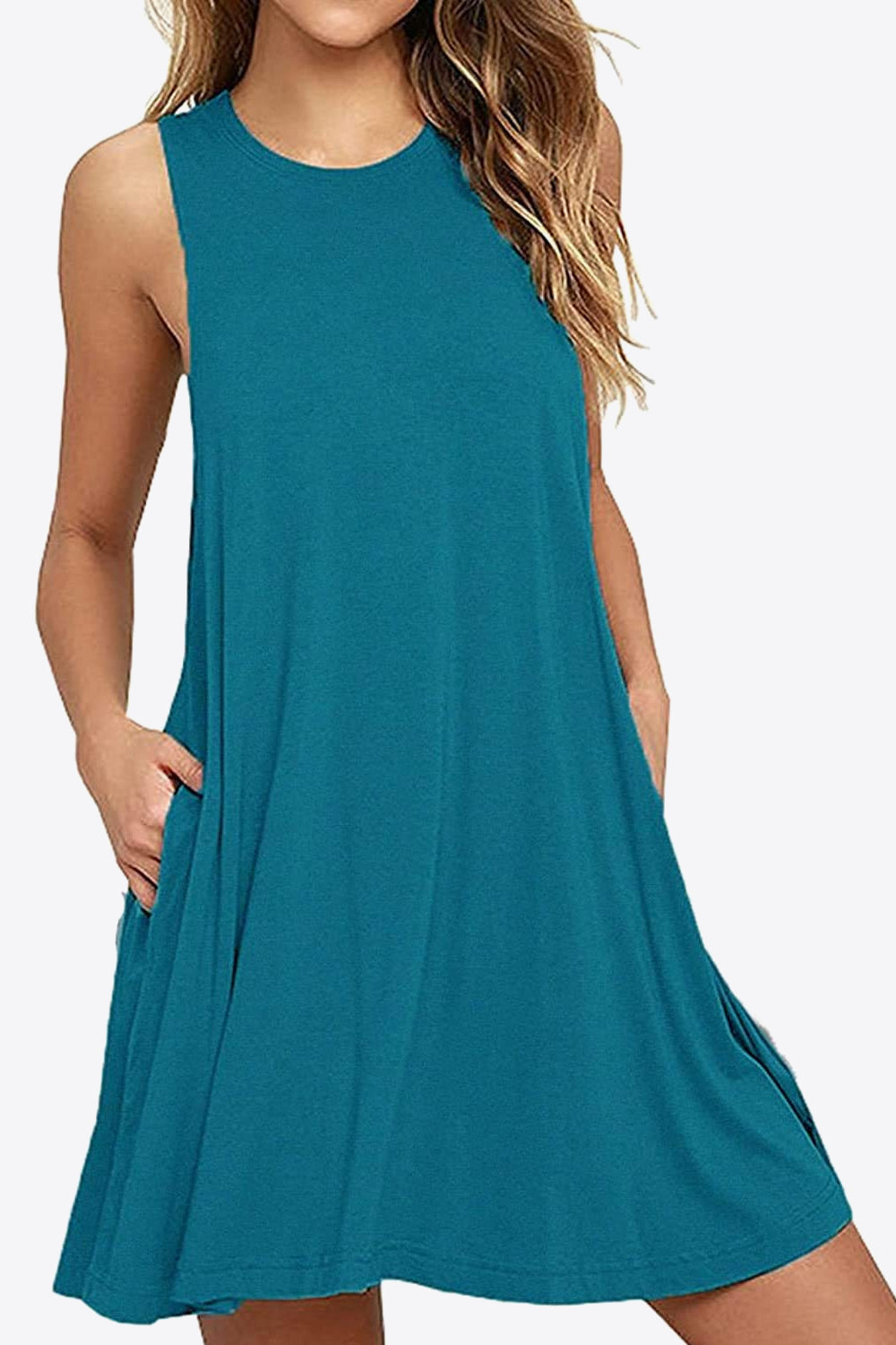 *APP EXCLUSIVE* Sleeveless Dress with Pockets