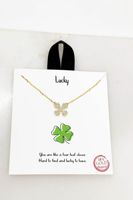 Lucky Shamrock Necklace