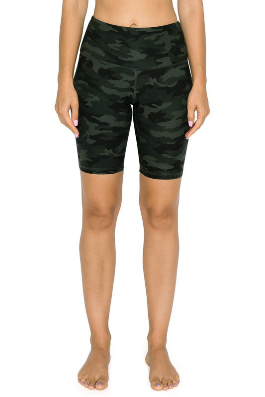Camo Biker Shorts