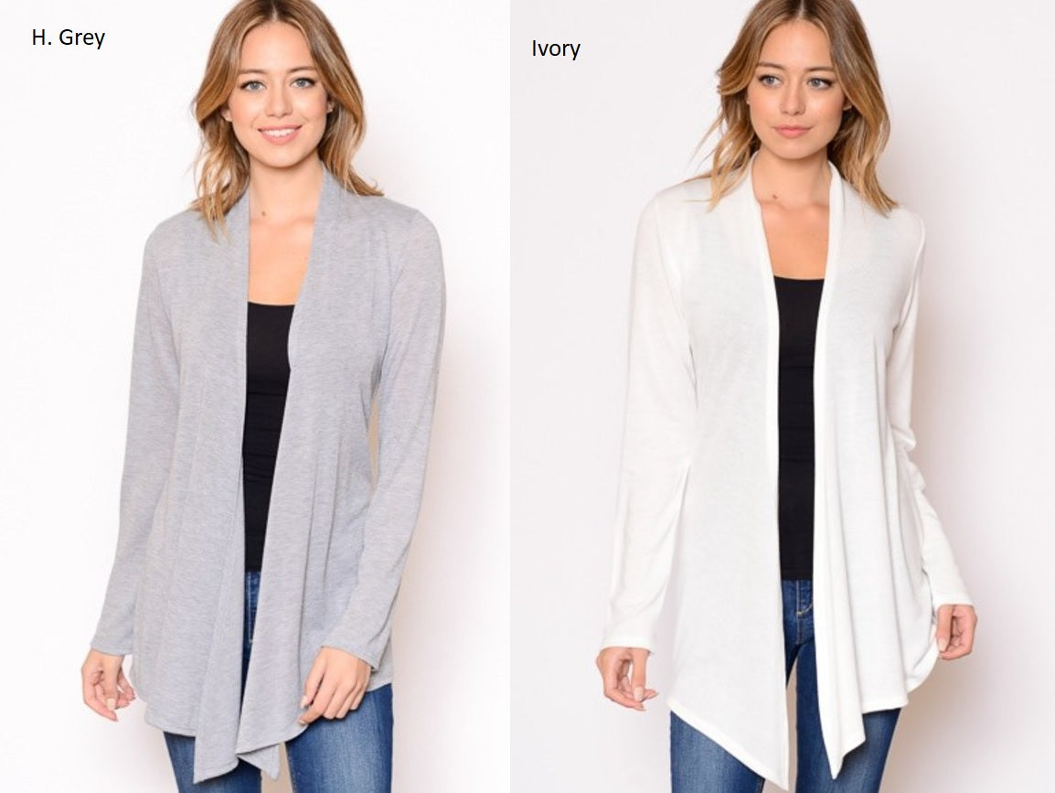 Soft Solid Cardigans