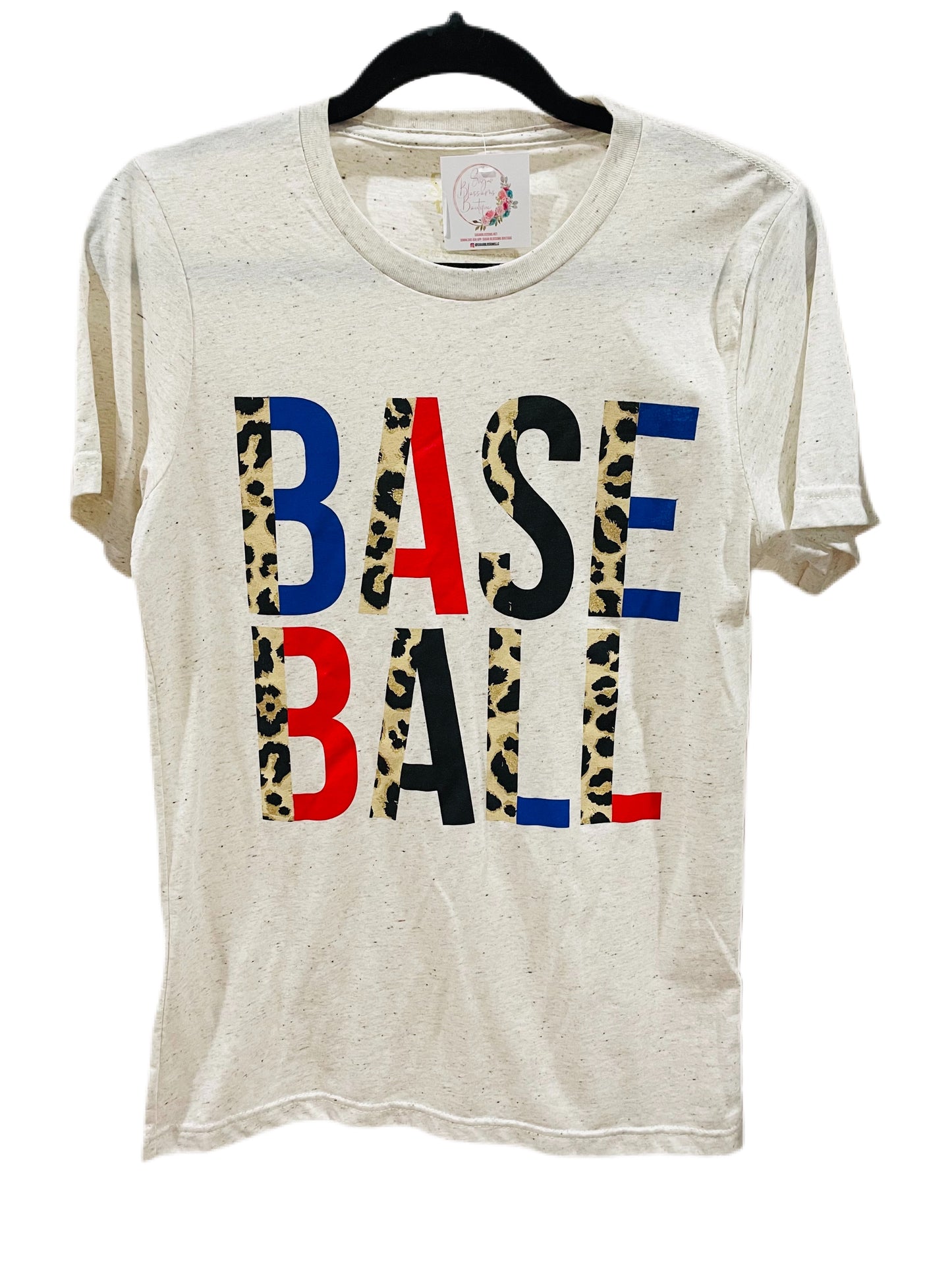Baseball Leopard Tee