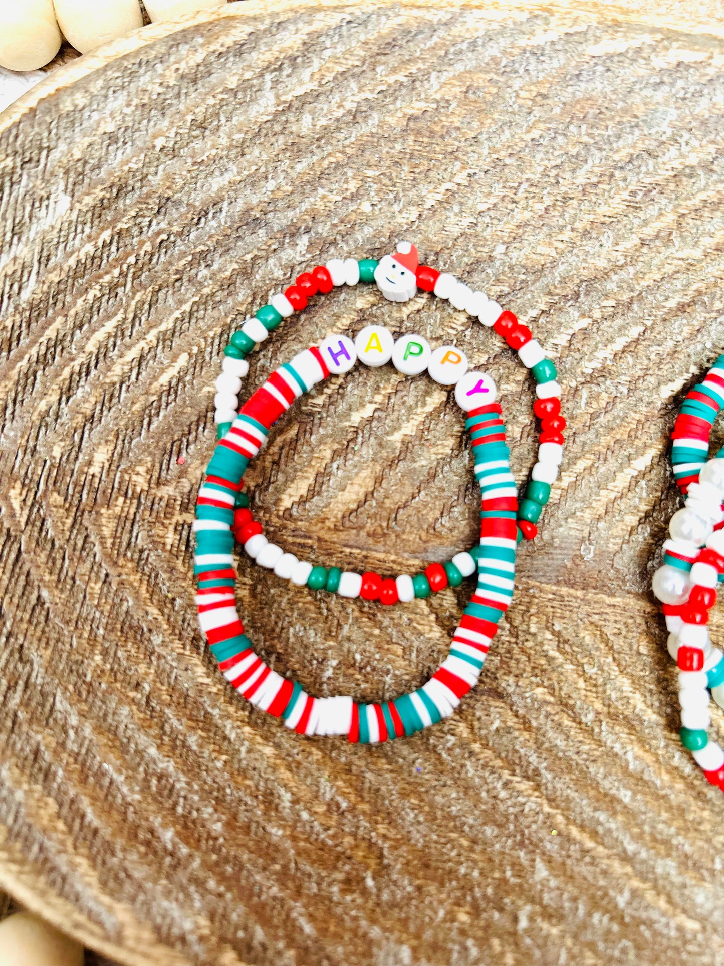 Santa Stack Bracelets (Mommy & Me)