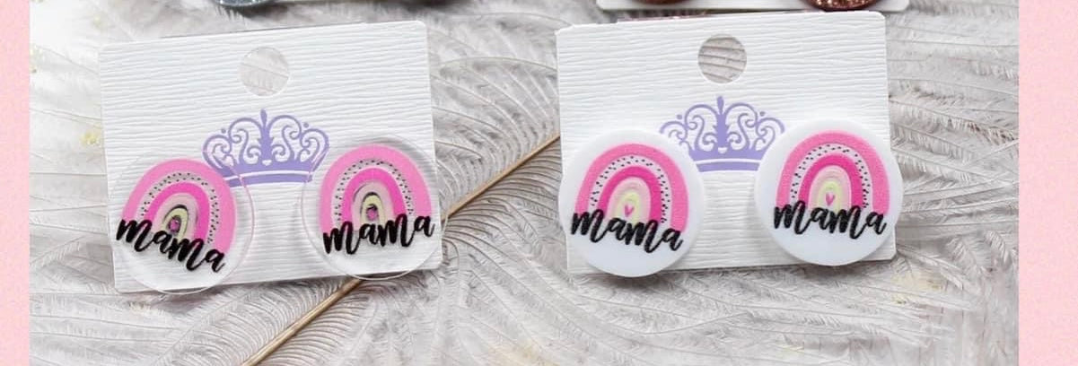 Mama Rainbow Studs