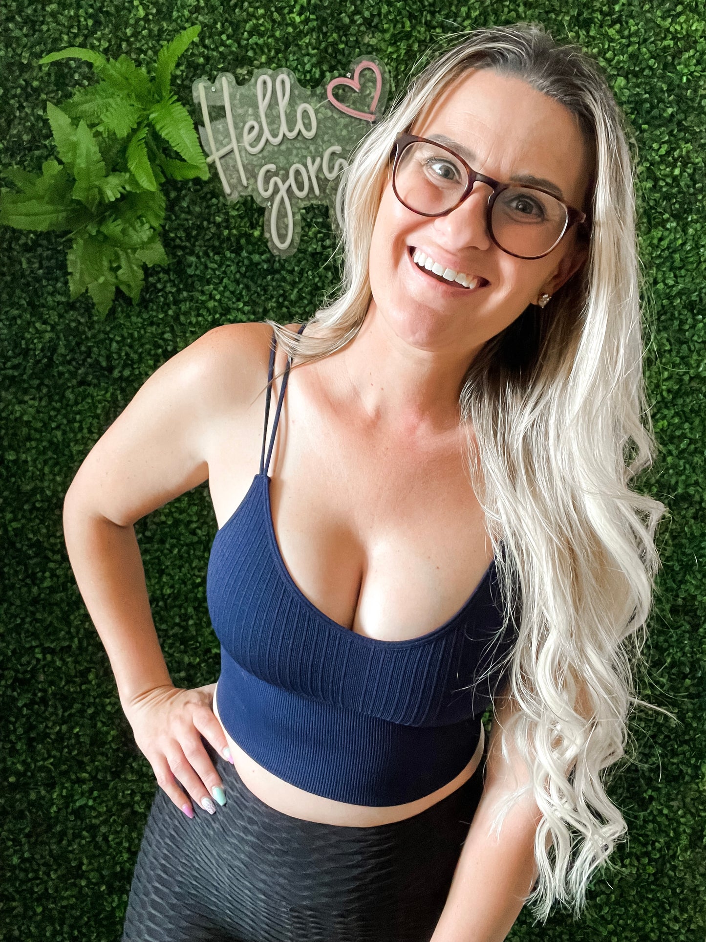 Seamless Strappy Crop Top Bralette