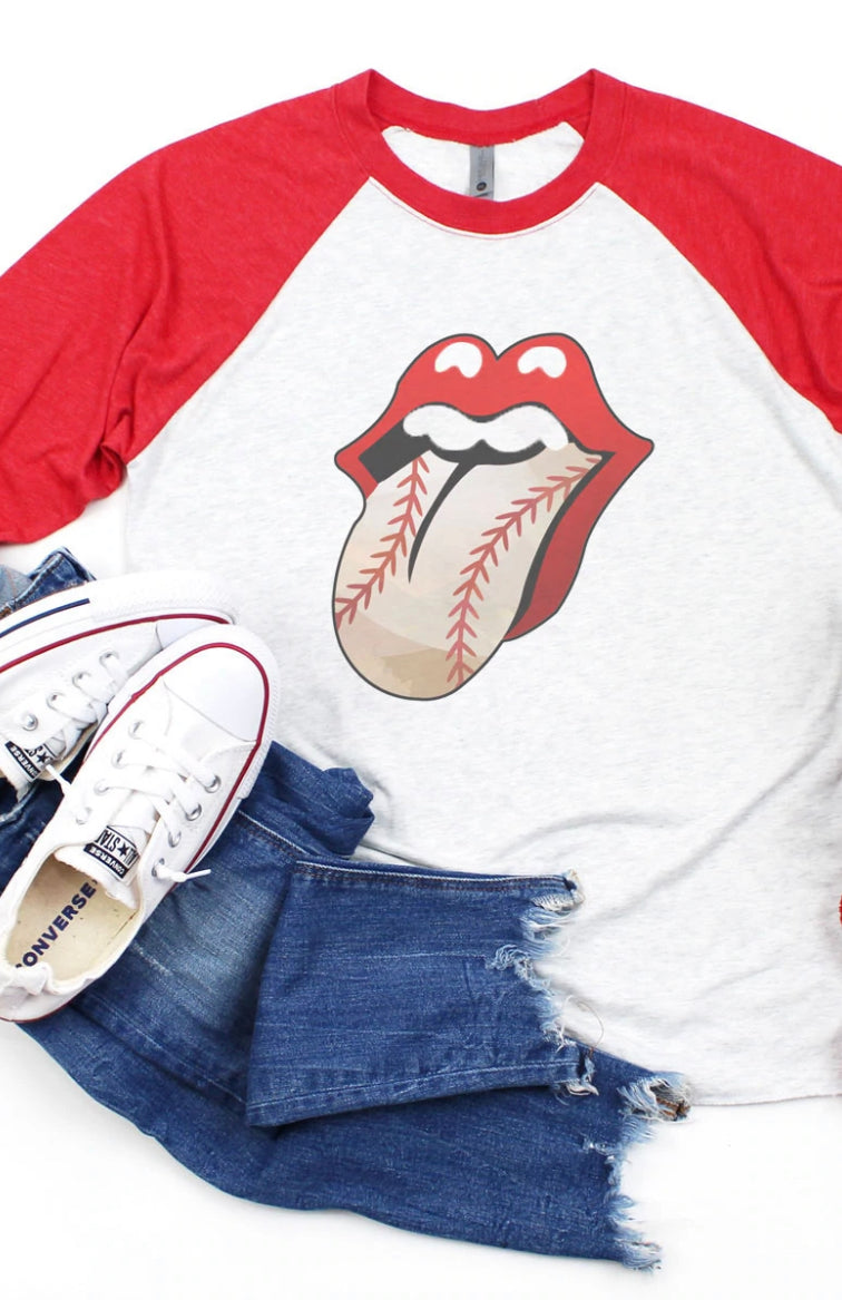 Baseball Babe Raglan Tee