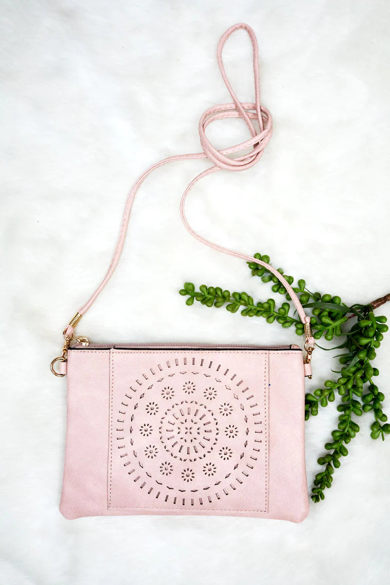 Faux Leather Crossbody Purse