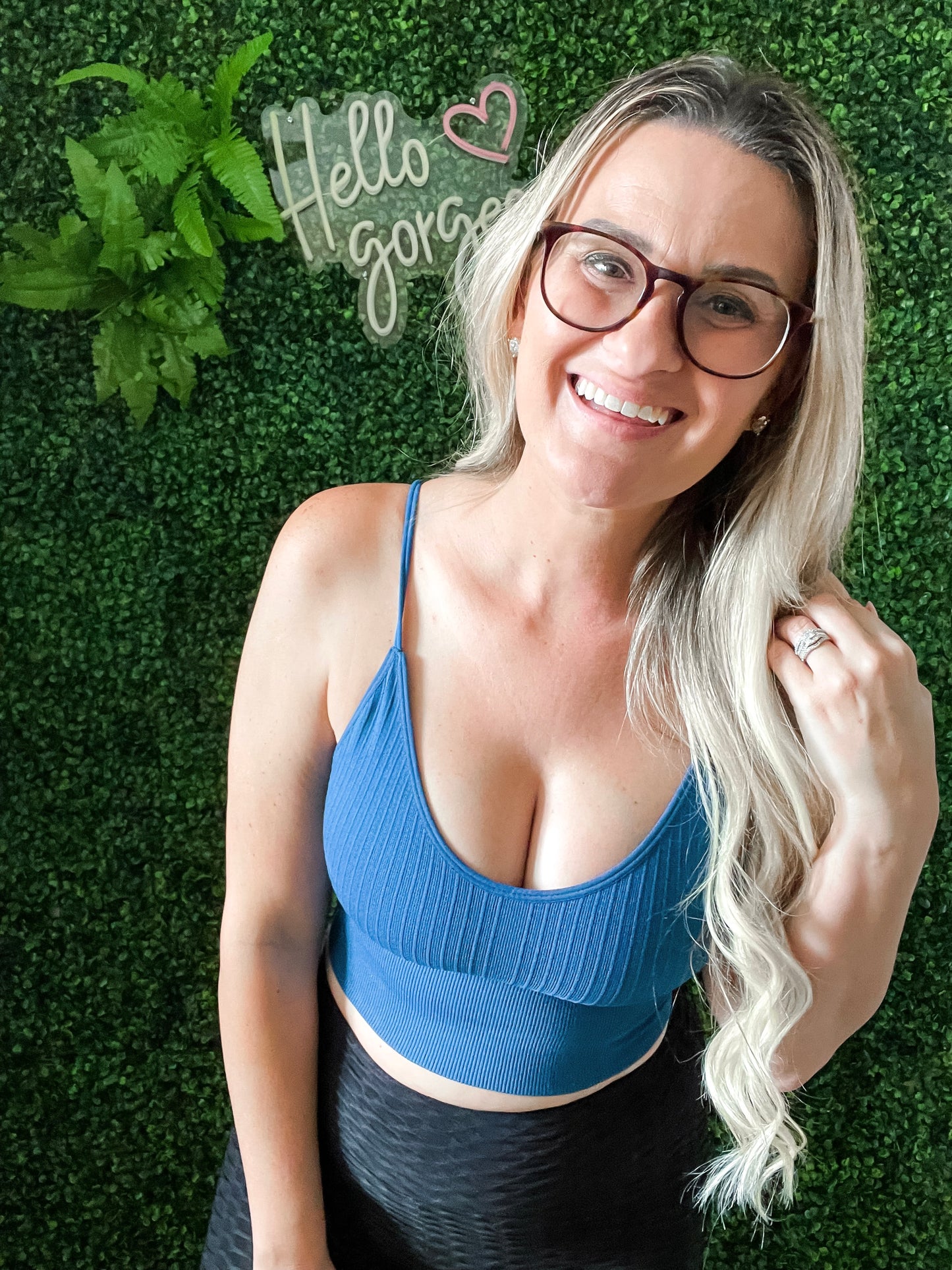 Seamless Strappy Crop Top Bralette