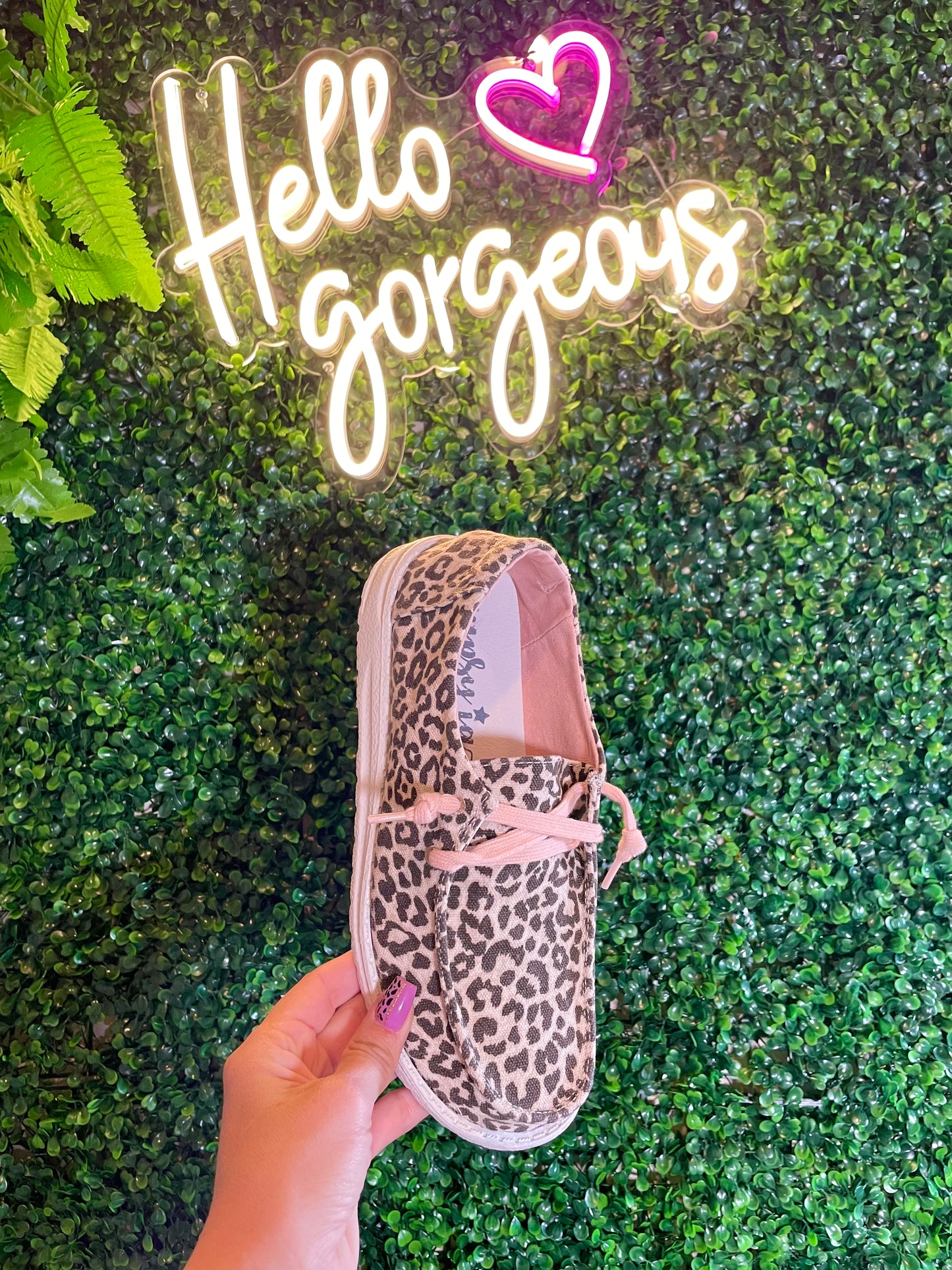 Baby Pink, Cream & Leopard Hey Girls