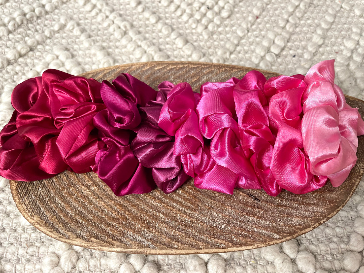 50 shades of Pink Scrunchie Set