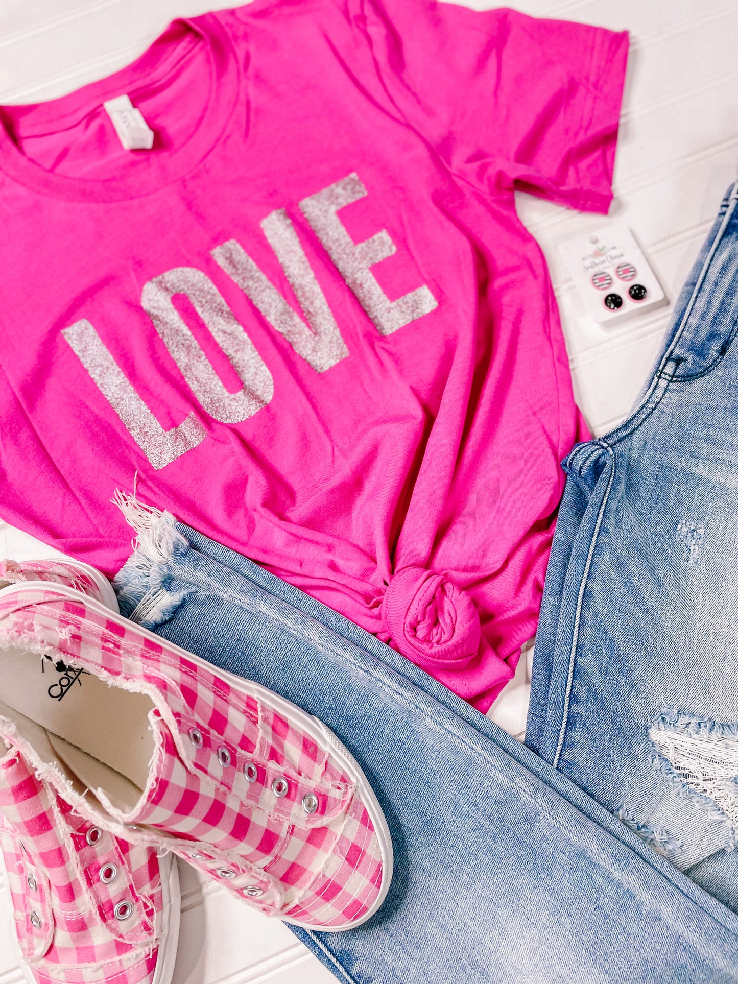 LOVE Glitter Tee