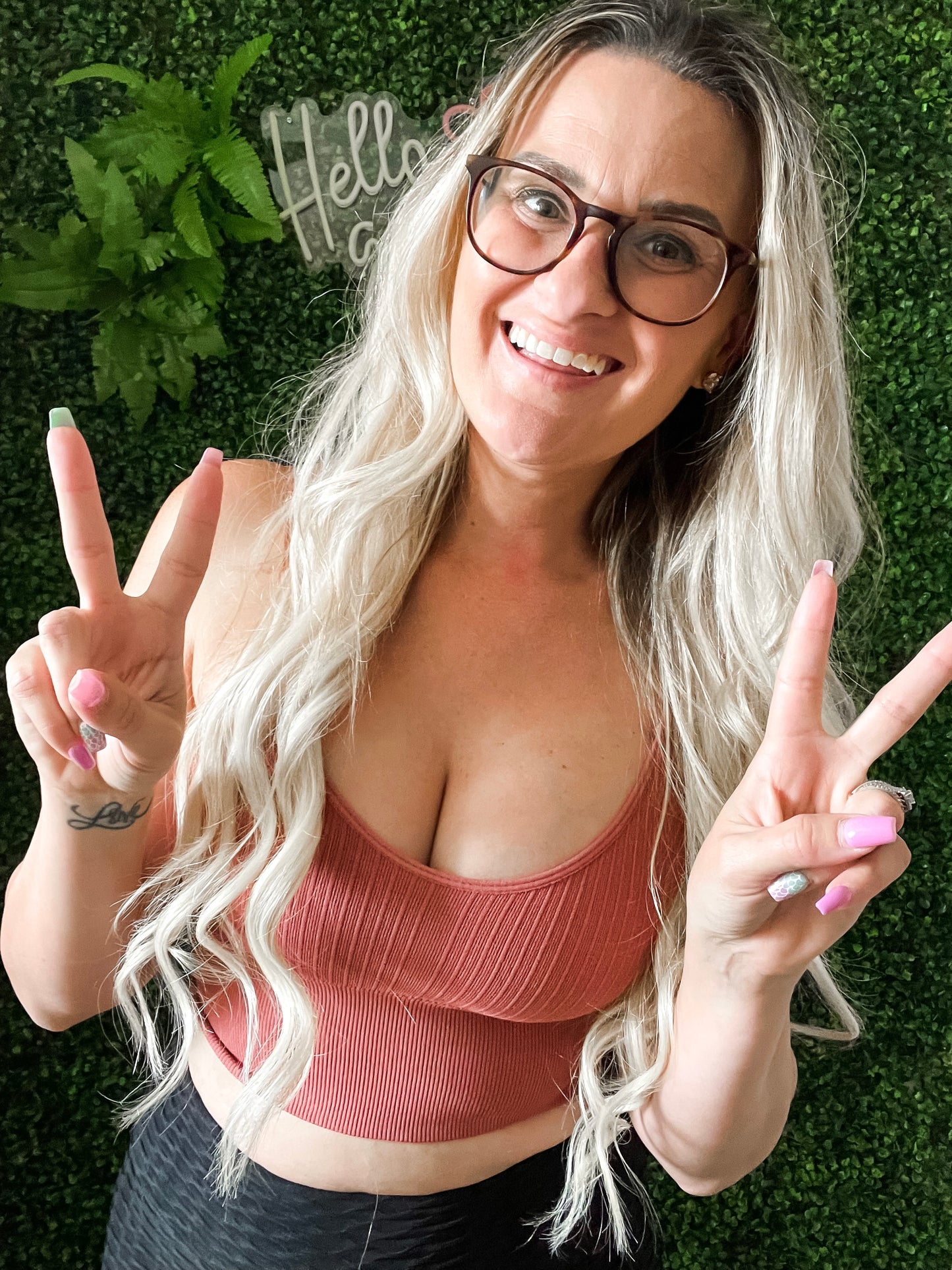 Seamless Strappy Crop Top Bralette