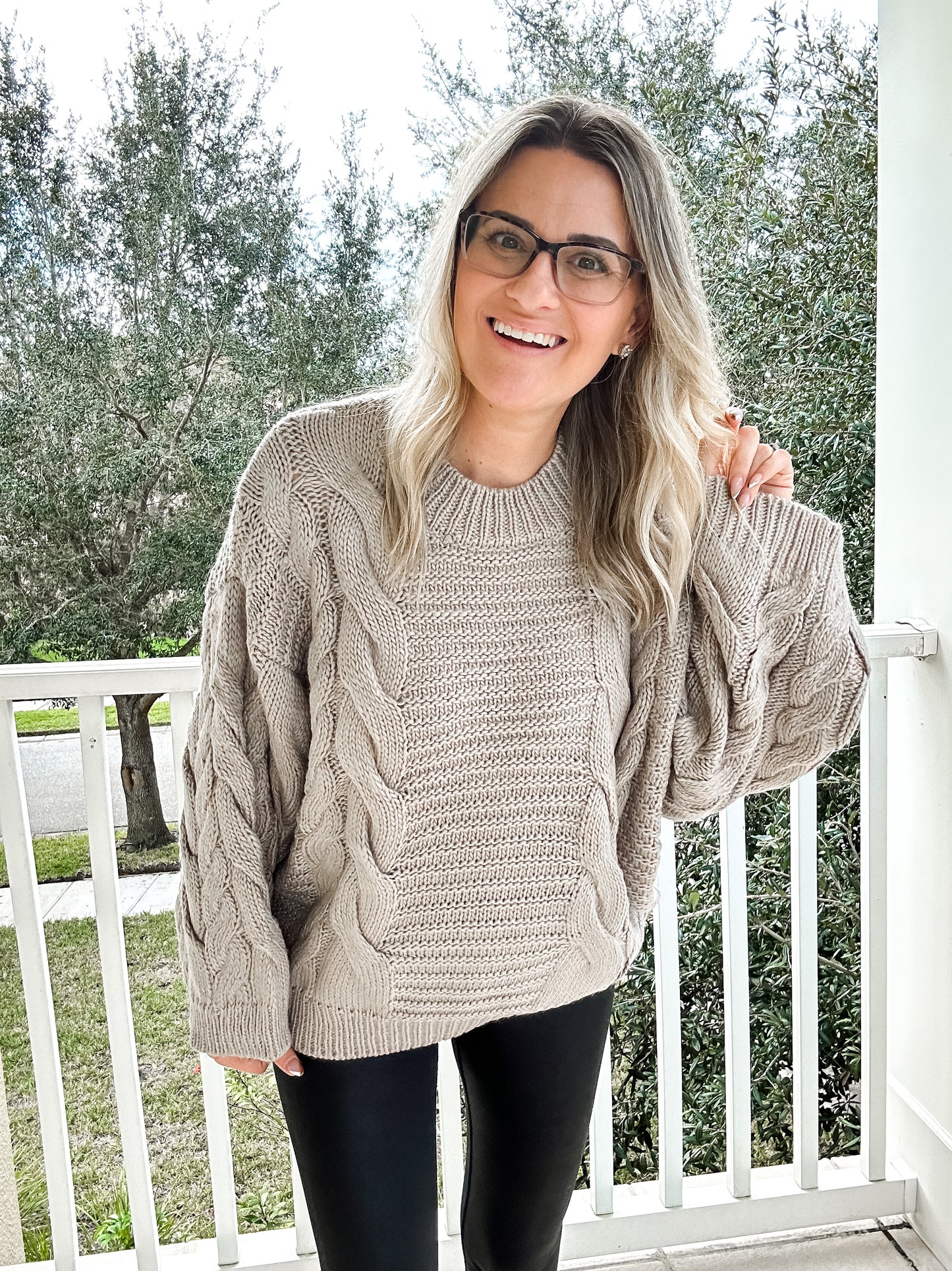 Cableknit Chunky Sweater