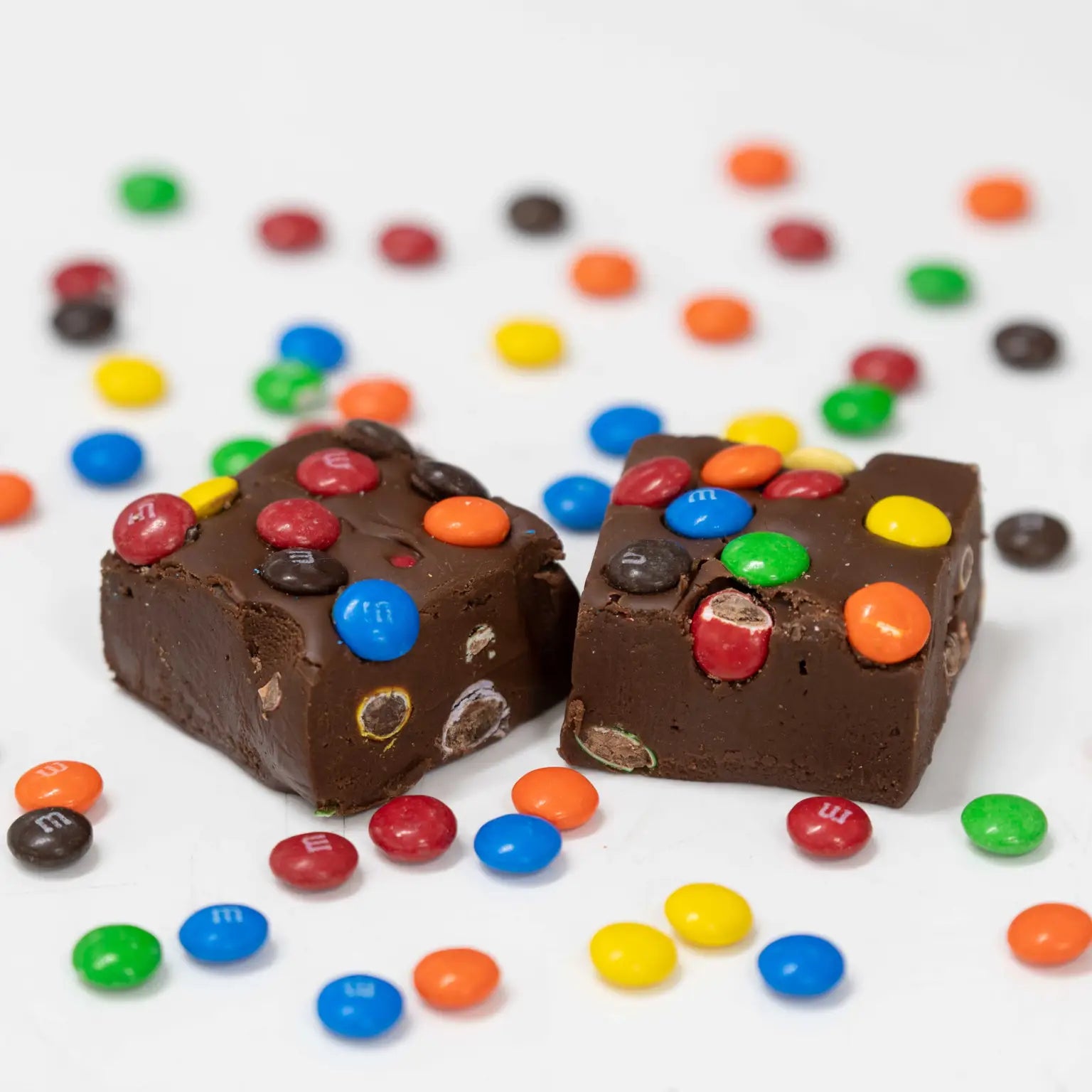 Chocolate M&M Fudge – Sugar Blossoms Boutique