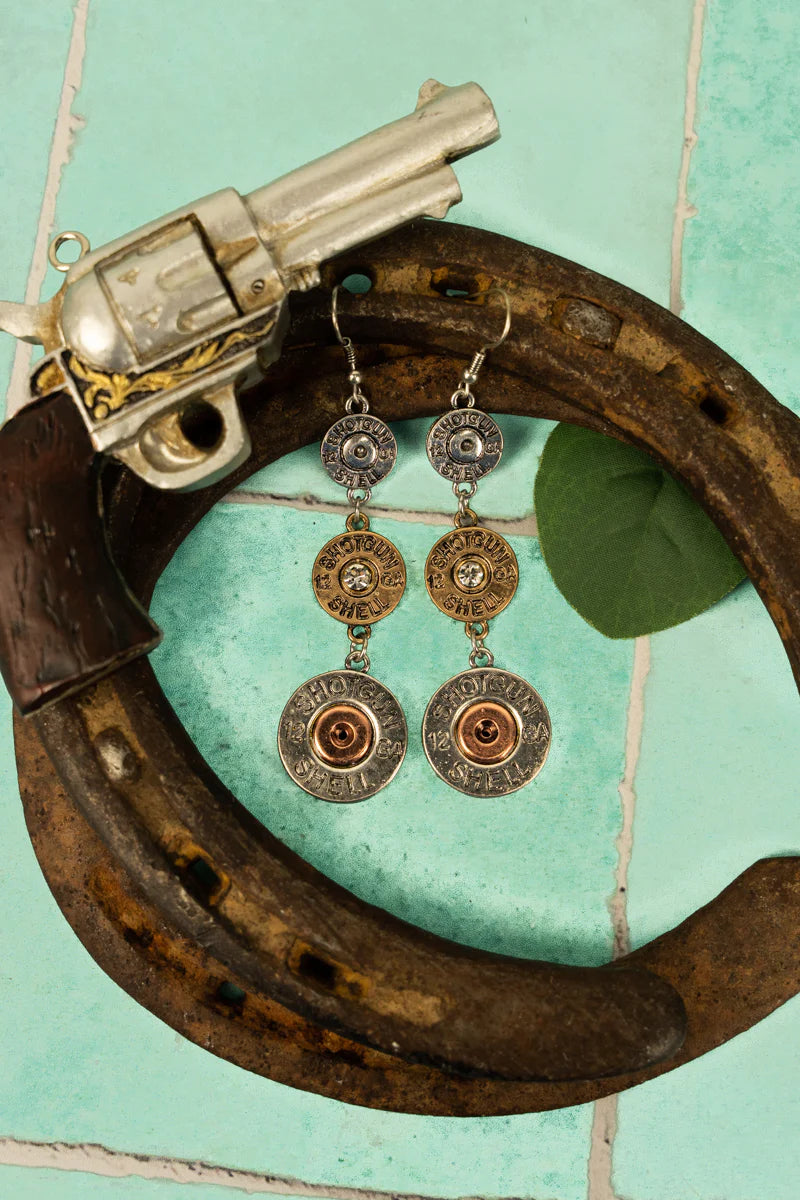 All Fired Up 12 gauge Earrings