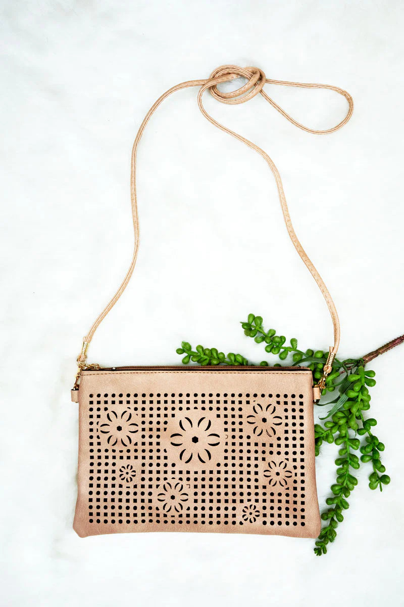 Faux Leather Crossbody Purse