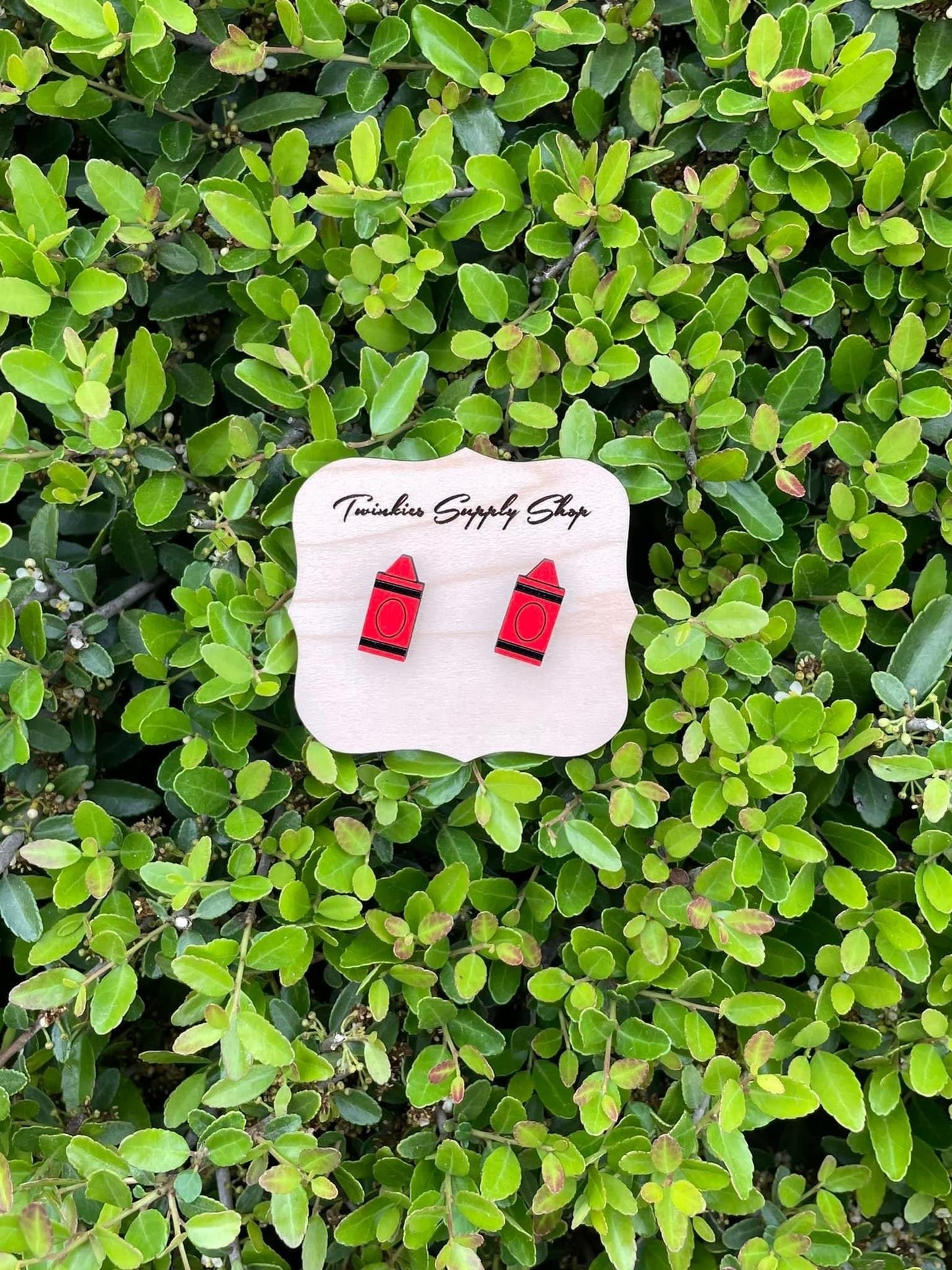 Wooden Crayon Studs