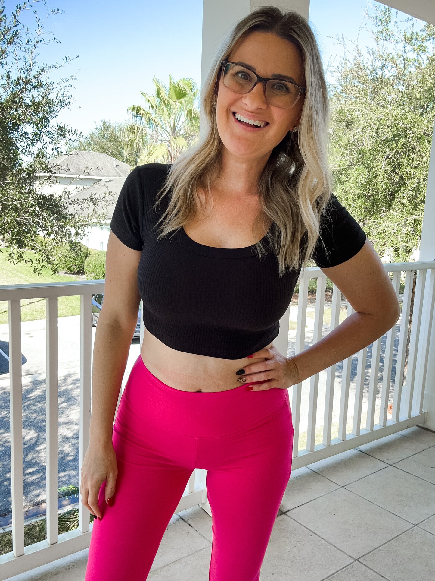 Seamless Ribbed Crop Top