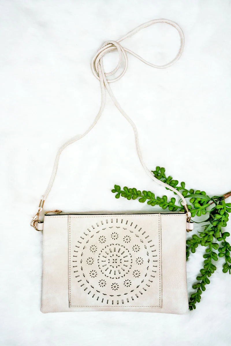 Faux Leather Crossbody Purse
