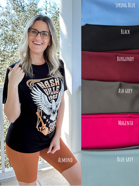 Athletic High Waist Biker Shorts