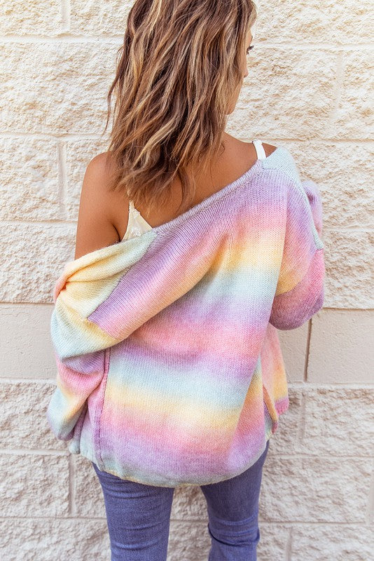 Pastel Ombre Cardigan