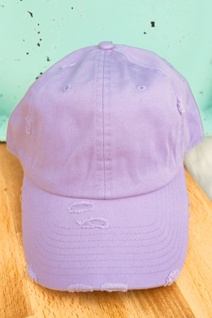 Distressed Vintage Baseball Hat - 4 colors available
