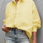 Striped Button Down Long Sleeve Shirt