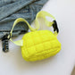 Bubble Texture Adjustable Strap Crossbody Bag