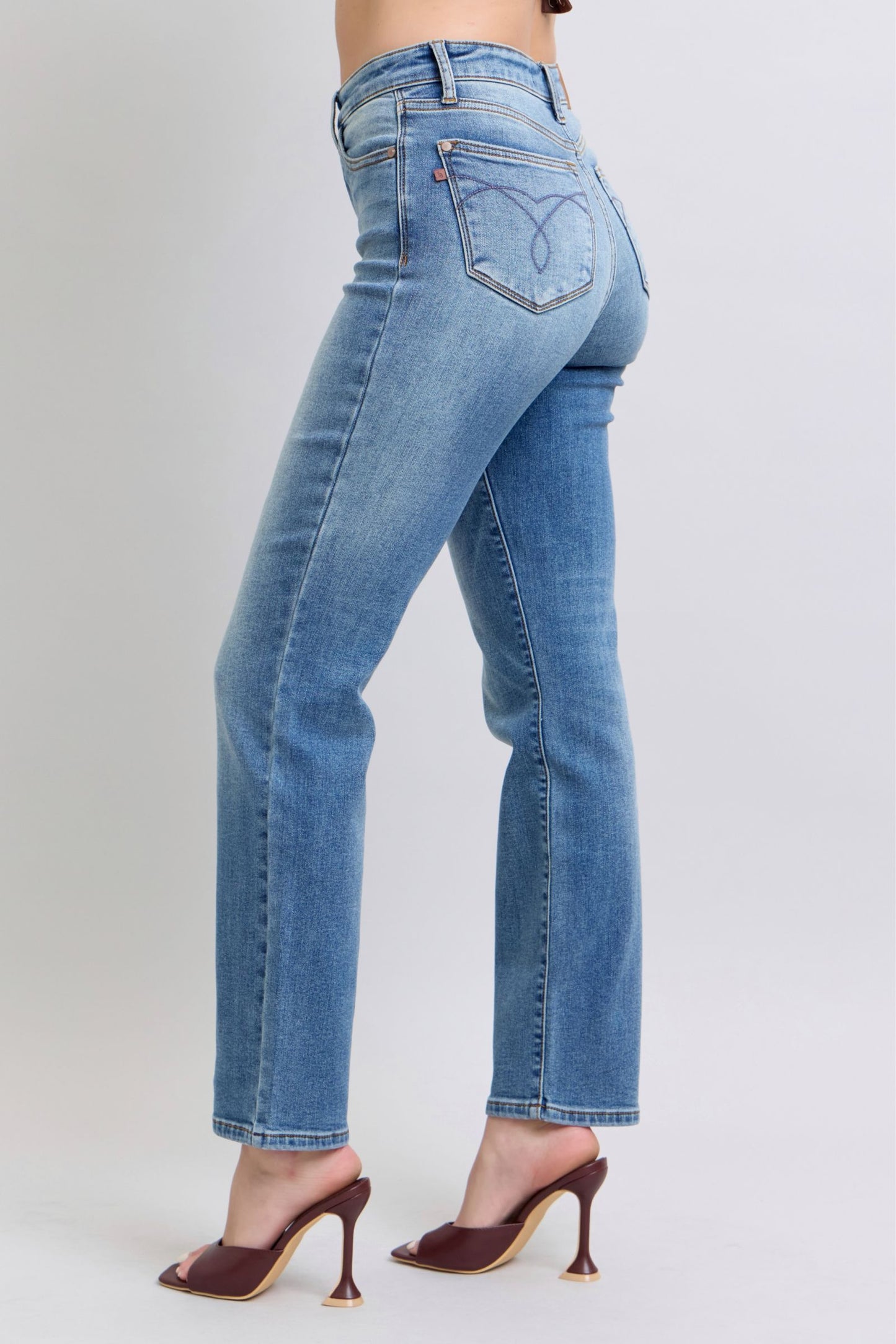 Judy Blue Thermal Lined Straight Jeans