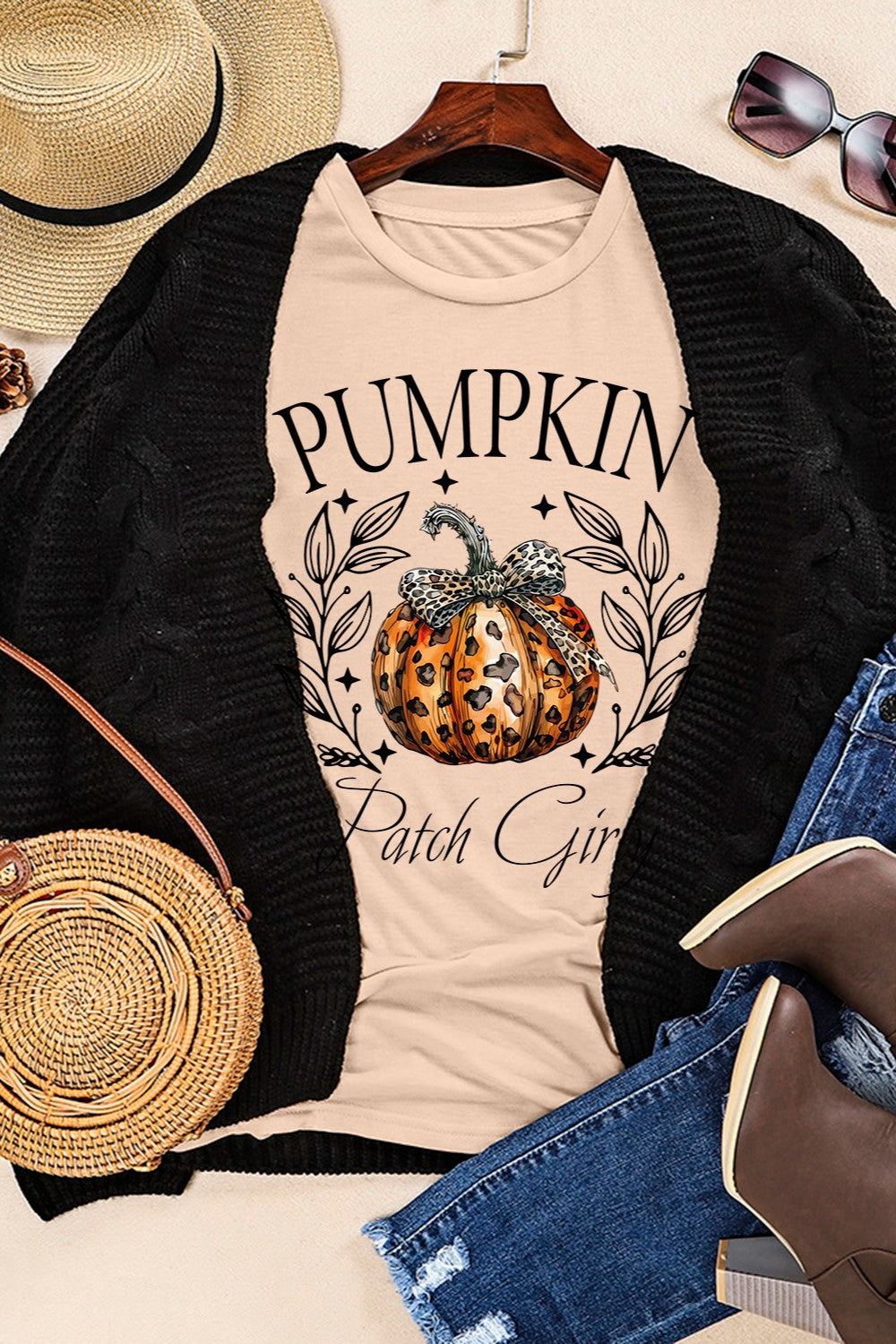 Pumpkin Patch Girly Tee