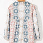 Tassel Tie Neck Balloon Sleeve Blouse