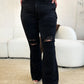 Judy Blue Distressed Flare Jeans