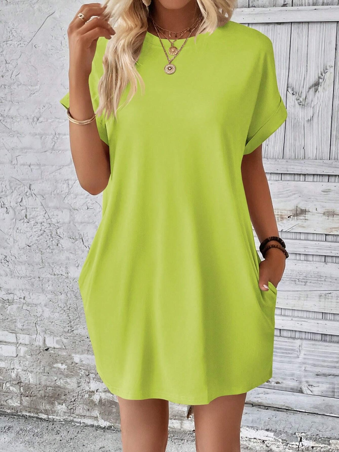 Tshirt Dress with Pockets