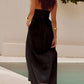 Devine Ruched Halter Neck Midi Dress