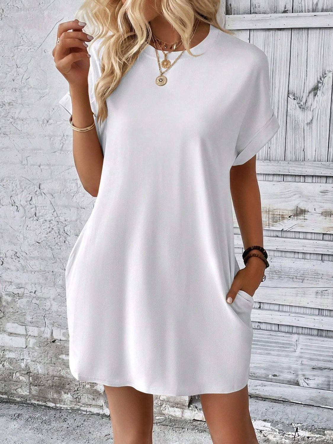 Tshirt Dress with Pockets