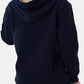 Drawstring Long Sleeve Hoodie with Fleece Lining