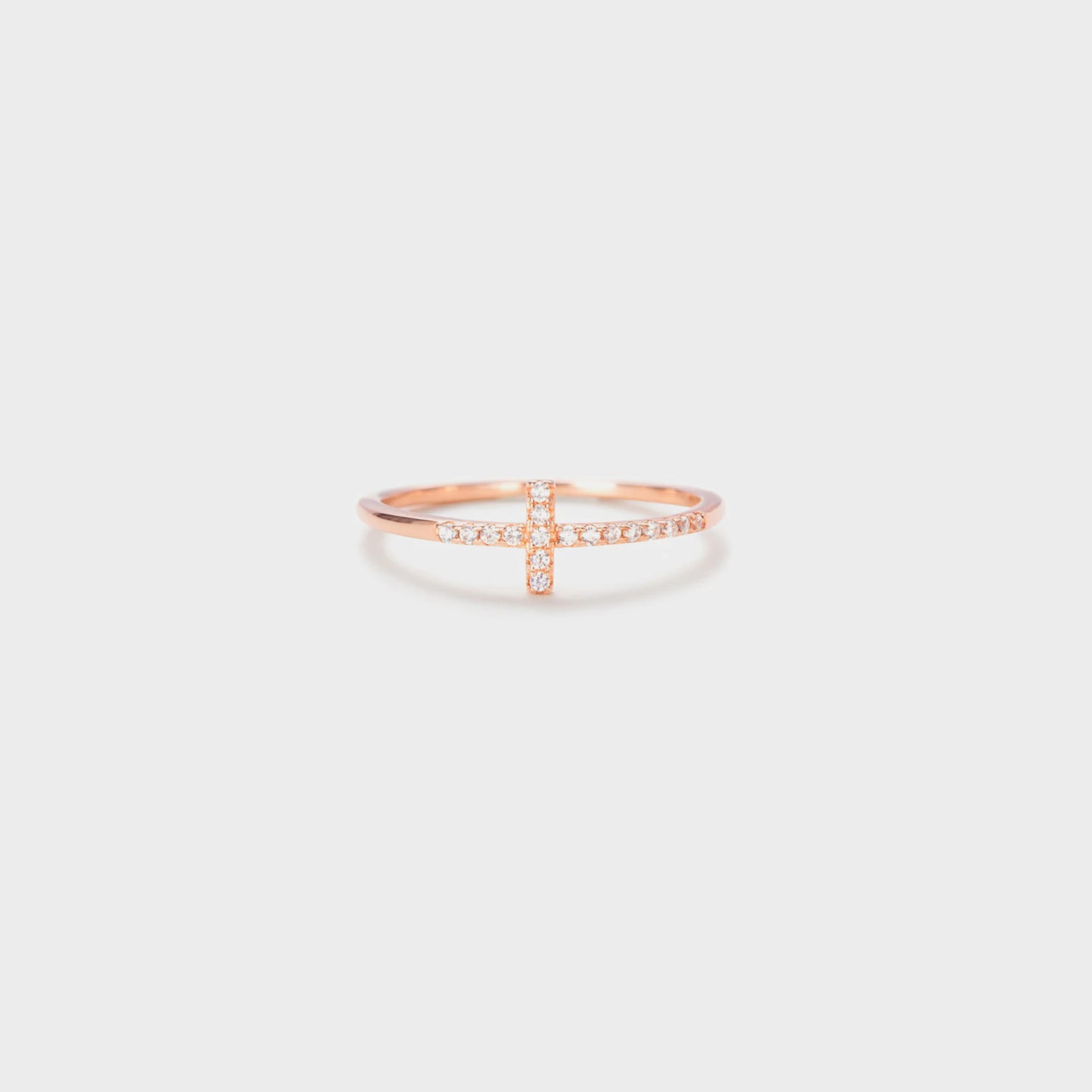 Cross .925 Sterling Silver Ring
