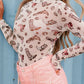Country Cowgirl Sheer Long Sleeve Bodysuit