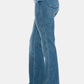 Judy Blue Tummy Control Raw Hem Flare Jeans