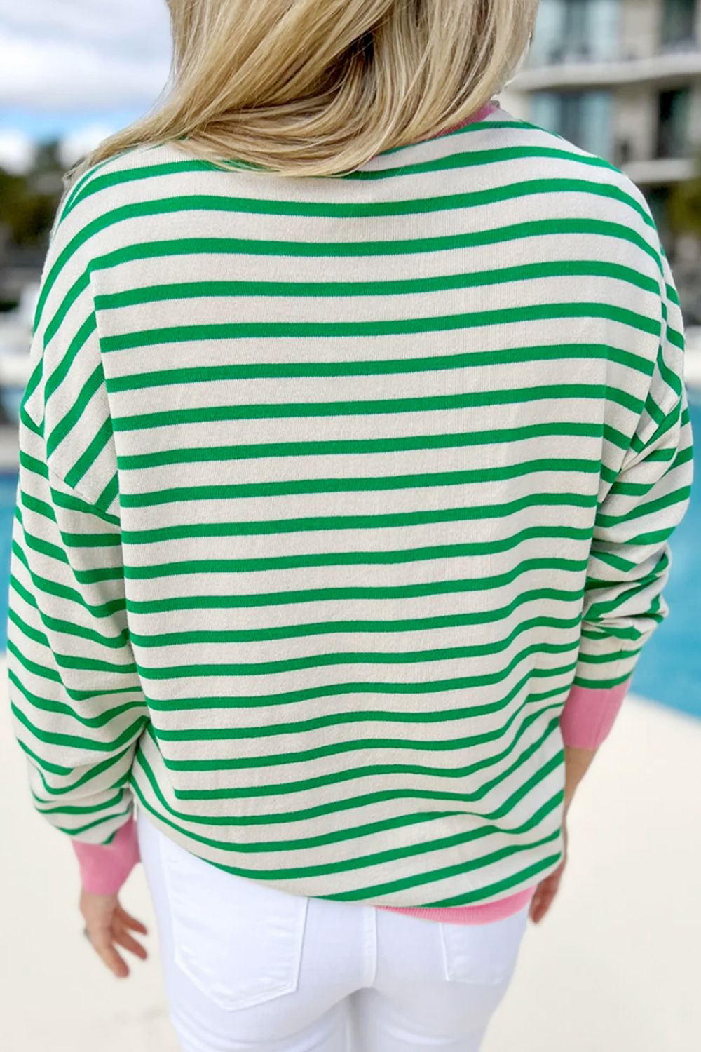 Striped Color Block Long Sleeve