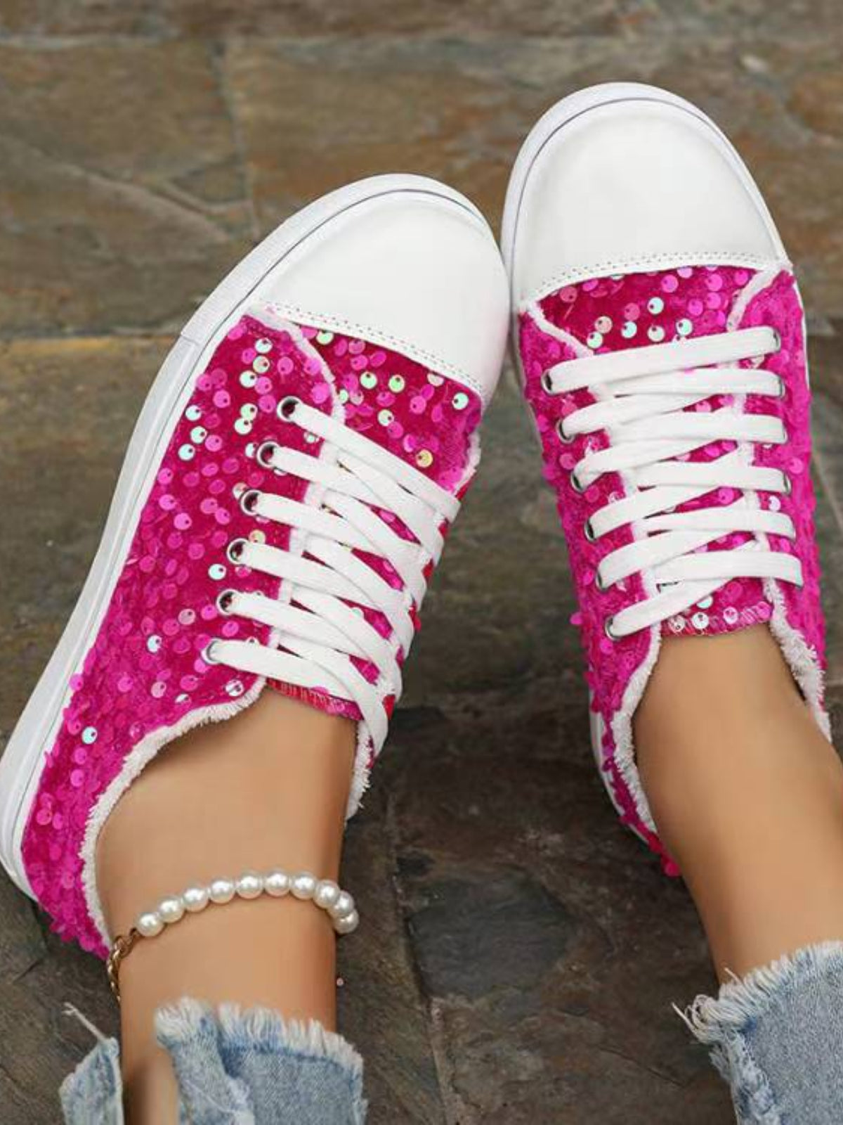 Sequin Sneakers